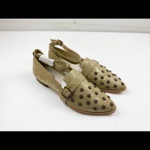Joyfolie Harlow Flat in Gold size 7 NIB